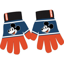Detské zimné rukavice Mickey Mouse – modro-oranžové,  (Disney)