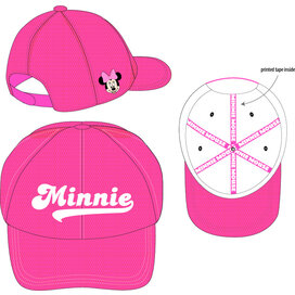 Minnie Mouse – šiltovka ružová, veľkosť 56 (Disney)