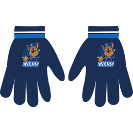 Detské zimné rukavice Paw Patrol – Chase, modré (univerzálna veľkosť)