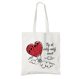  BIO bavlnená taška Ty si môj svet