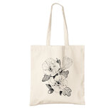 BIO bavlnená taška  Kreslené kvety