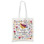 BIO bavlnená taška ocinko vtáčik 