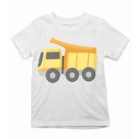 Detské tričko žltý nákladiak 