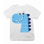 Detské tričko Modrý dinosaurus