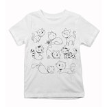 Detské tričko Maľované hravé mačičky 