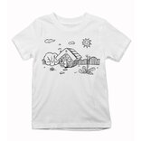 Detské tričko Maľovaný domček