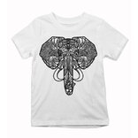 Detské tričko Maľovaný slon hlava 