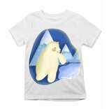 Detské tričko ľadový macko