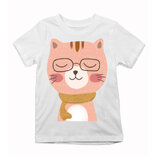 Detské tričko mačička a šálik 