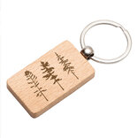 Drevená kľúčenka 3 stromy