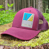 Šiltovka Explore, bordová 