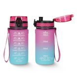 Športová fľaša na vodu  pitný režim 0,5l – ružová 