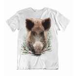 Pánske tričko hlava diviaka 