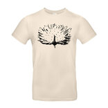 Pánske tričko Páv skica 