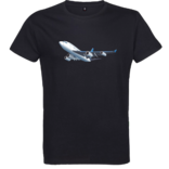 Pánske bio tričko lietadlo 