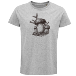 Pánske tričko hríby maľba 