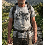 Pánske tričko Kriváň skica