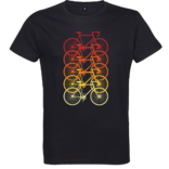 Pánske tričko farebné bicykle 