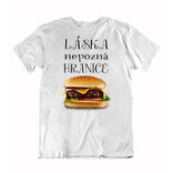 Pánske vtipné tričko láska nepozná hranice