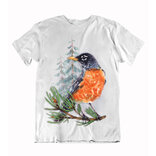 Pánske tričko vták na konári