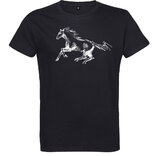 Pánske tričko Kôň skica