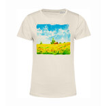 Dámske BIO tričko Krajinomaľba Turistická útulňa