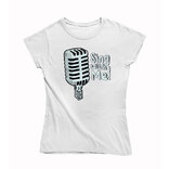 Dámske tričko sign with me mikrofón 