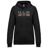 Dámska mikina s kapucňou Explore