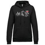  Dámska mikina s kapucňou Hora a turistická značka