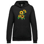 Dámska mikina s kapucňou Slnečnice