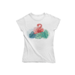 Dámske BIO tričko Spiaci plameniak 