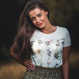  Dámske BIO tričko Kvety v prírode