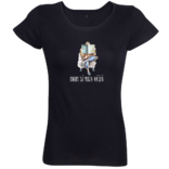 Dámske bio tričko Knihy sú moja vášeň 