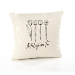 Vankúš Milujem Ťa tulipány