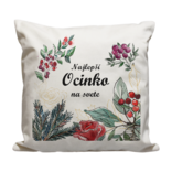 Vankúš Najlepší ocinko čečina a kvety 