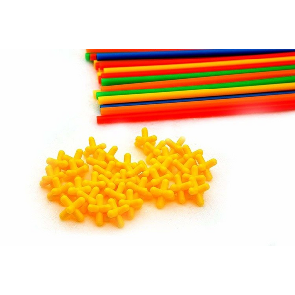 Konštrukčné slamky – edukačná stavebnica 300 dielov - 7080d8b9-f86f-42d3-b676-d1df242dea94