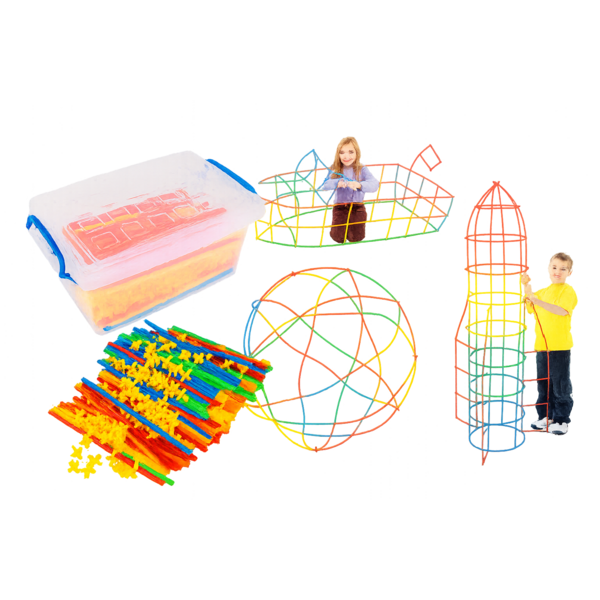 Konštrukčné slamky – edukačná stavebnica 300 dielov - ceec809d-25d2-4a89-9bdd-b1fa30e50794