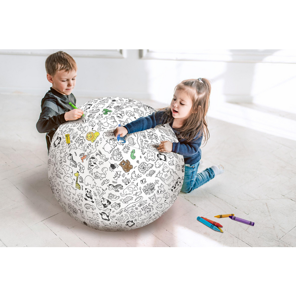 Balónová lopta xxl – zvieratká na vymaľovanie 85 cm - 5b13a920-0283-4eff-aac6-d2a28c8b6c9f