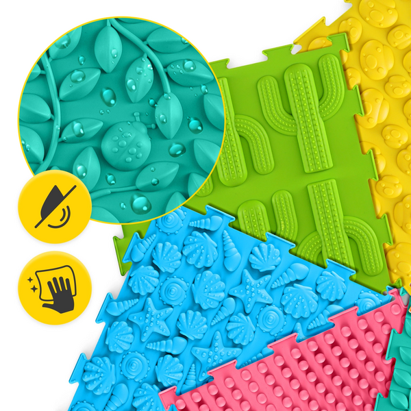 Ortopedická senzorická podložka puzzle pre deti – 4 diely - ba71495f-4d4d-4fc7-86b5-0d24a608e758