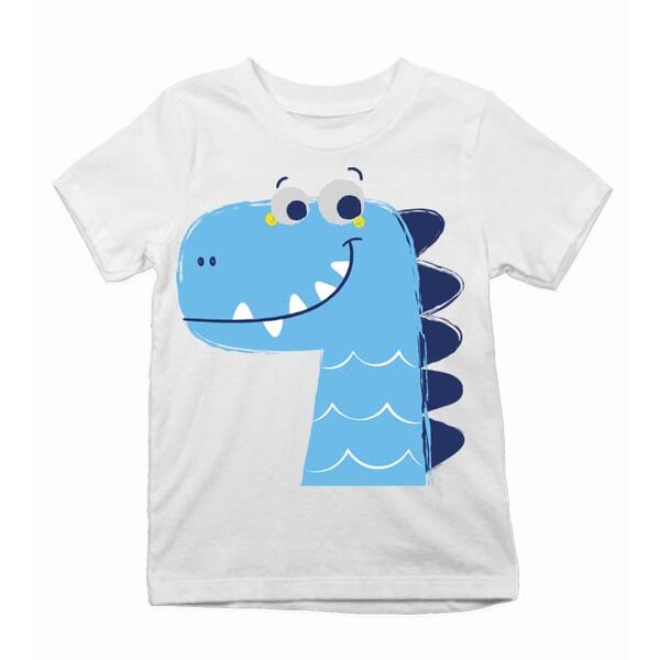 Detské tričko modrý dinosaurus - detske-tricko-dinosaurus-modry