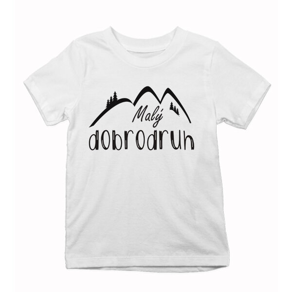 Detské tričko malý dobrodruh na horách - detske-tricko
