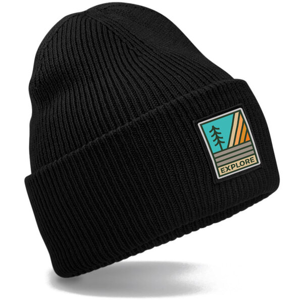 Čiapka štvorec explore - ciapka-explore-cierna