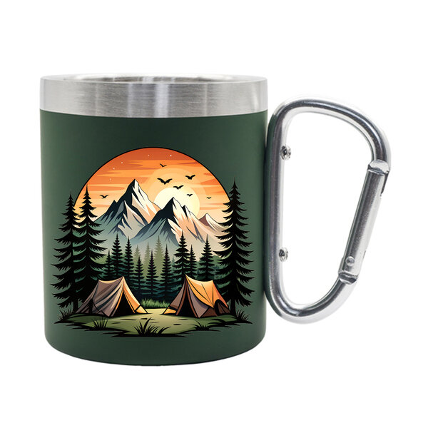 Hrnček s karabínou - kemping - hrncek-kemping