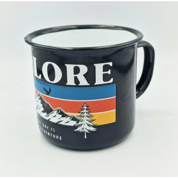 Smaltovaný hrnček  explore, 350ml - explore 1