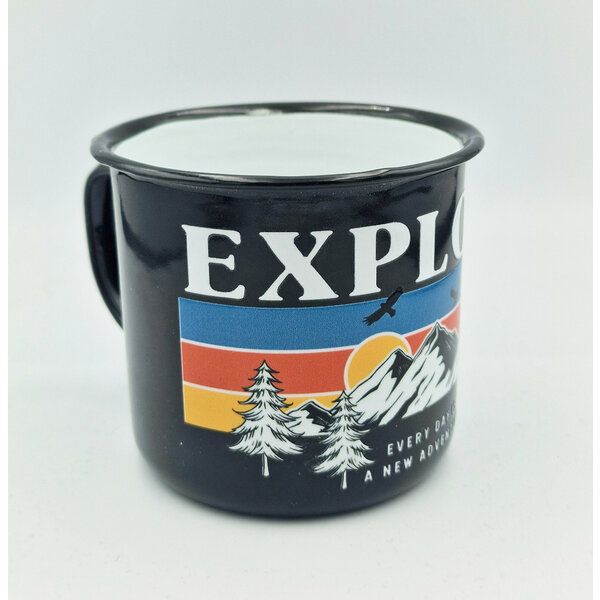 Smaltovaný hrnček  explore, 350ml - explore 3