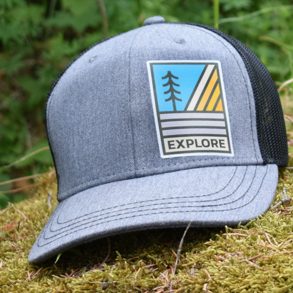 Šiltovka retro explore, sivý melír - siltovka-explore-nature_kopie