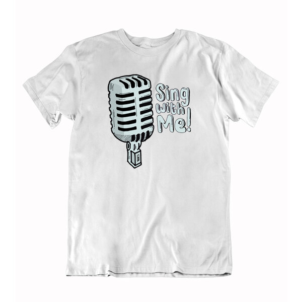 Pánske tričko sign with me mikrofón - 11