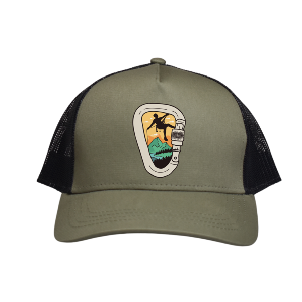 Šiltovka horolezec v karabíne - siltovka-horolezec-v-karabine-zelena