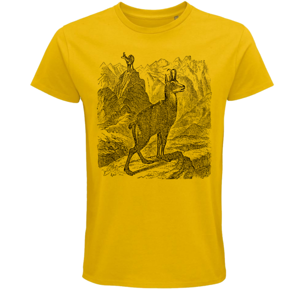 Pánske bio tričko kamzíky na horách - 1