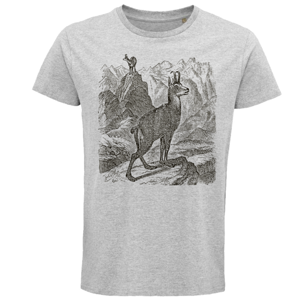 Pánske bio tričko kamzíky na horách - 2